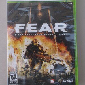 F.E.A.R. Xbox 360 Game • Sealed • Sierra • Xbox Live Compatible